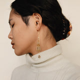 Solitude Earrings 孤寂耳飾－燕麥金